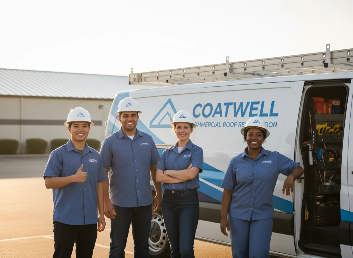 Commercial roof coating company in Cedar Grove, WI